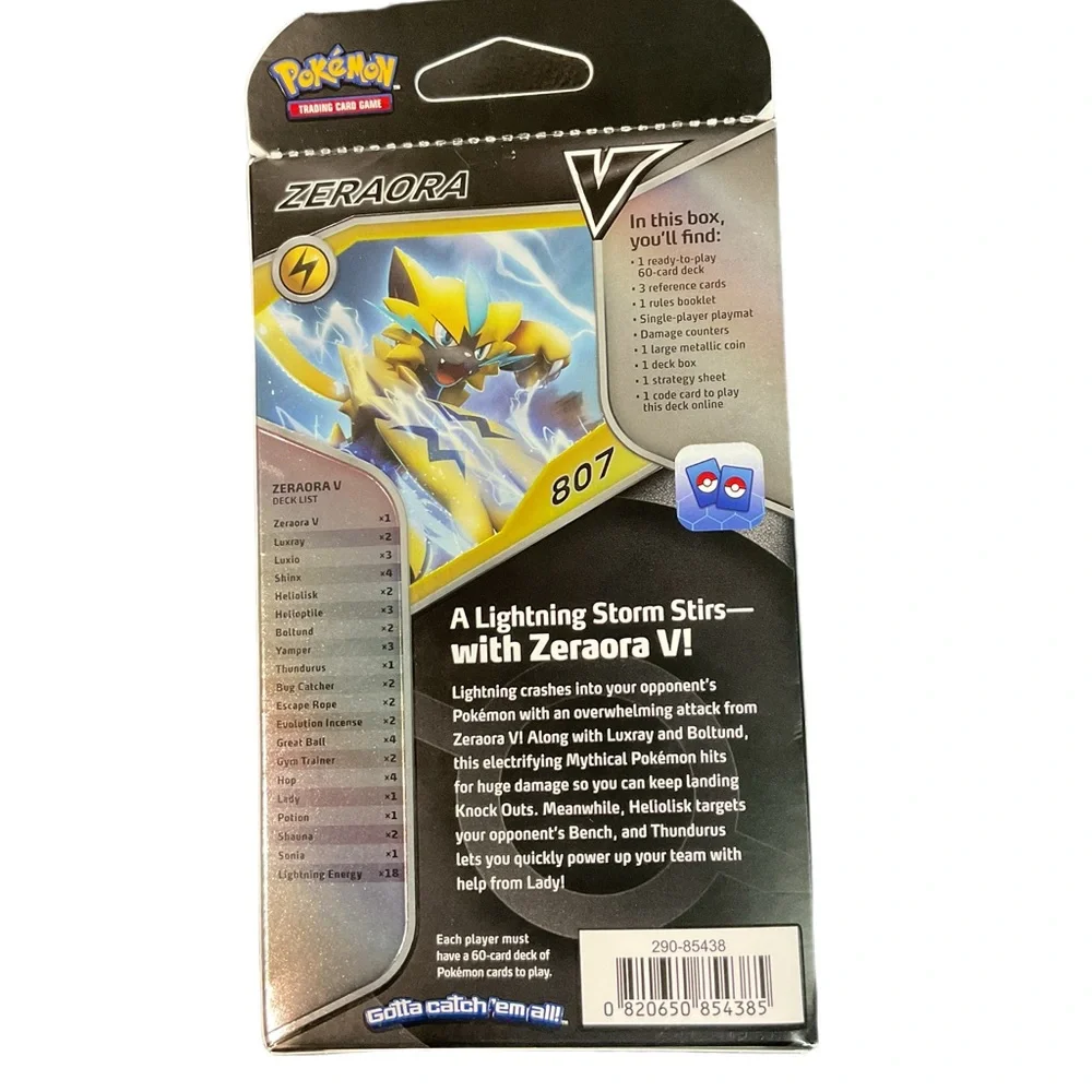 Pokemon Zeraora V Battle Deck  NEW IN BOX